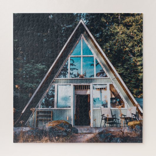 A-FRAME CABIN JIGSAW PUZZLE (Vertikal)