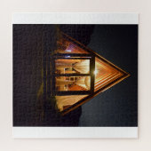 A FRAME CABIN NIGHT PUZZLE (Horizontal)