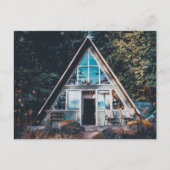 A-FRAME CABIN POSTCARD POSTKARTE (Vorderseite)