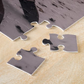 A-Frame Cabin Winter Schnee große Puzzle Puzzle (Seite)