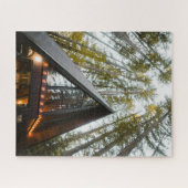 A-FRAME KABIN IN WOODS JIGSAW PUZZLE (Horizontal)