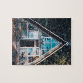 A-FRAME RUSTIC CABIN JIGSAW PUZZLE (Horizontal)