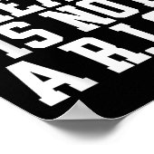 A Freako Is Not A Rico Supporter Party Lover  Poster (Ecke)