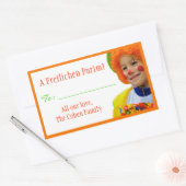 A Freilichen Purim Label Rechteckiger Aufkleber (Umschlag)