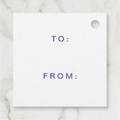 A Freilichen Purim von Hand Geschenkanhänger (Rückseite)