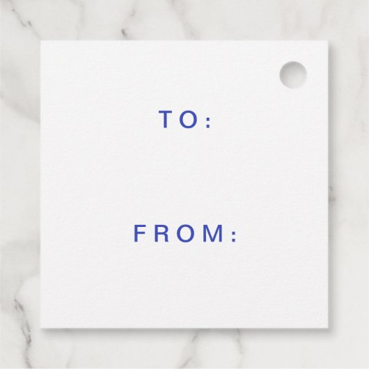 A Freilichen Purim von Hand Geschenkanhänger (Rückseite)