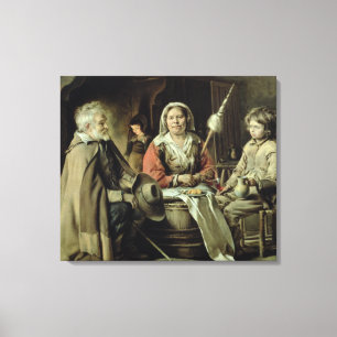 A French Interior, c.1645 Leinwanddruck