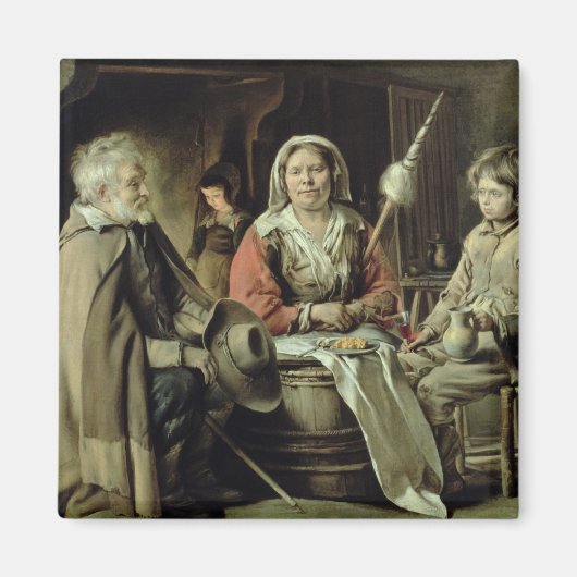 A French Interior, c.1645 Magnet (Vorne)
