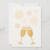 A Fresh Start Cocktail Party For Missed New Year Einladung (Rückseite)