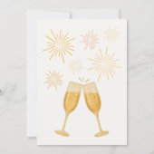 A Fresh Start Cocktail Party For Missed New Year Einladung (Rückseite)