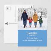 A Fresh Start January Memory Photo Postcard Postkarte (Vorne/Hinten)