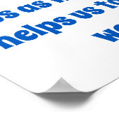 A Friend akzeptiert uns so, wie wir sind - Freunds Poster (Ecke)