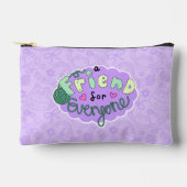 "A Friend for Everyone" Lavender pouch Zubehörtasche (Vorderseite)