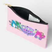"A Friend for Everyone" Pink Logo Zubehörtasche (Offen)