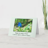 A Friend I Can Trust... Dankeskarte (Vorderseite)