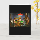 A Friend in Need (Dogs Playing Poker) Karte (Gelbe Blume)