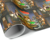 A Friend in Need Dogs Poker Gift spielen Geschenkpapier (Rolleneckpunkt)