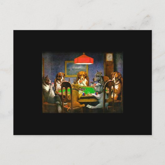 A Friend in Need (Hunde spielen Poker) Postkarte (Vorderseite)