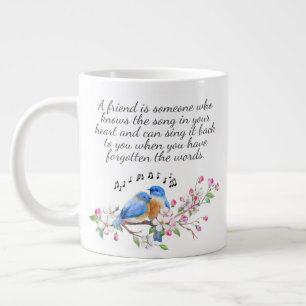 A Friend Is Friendship Jumbo-Tasse