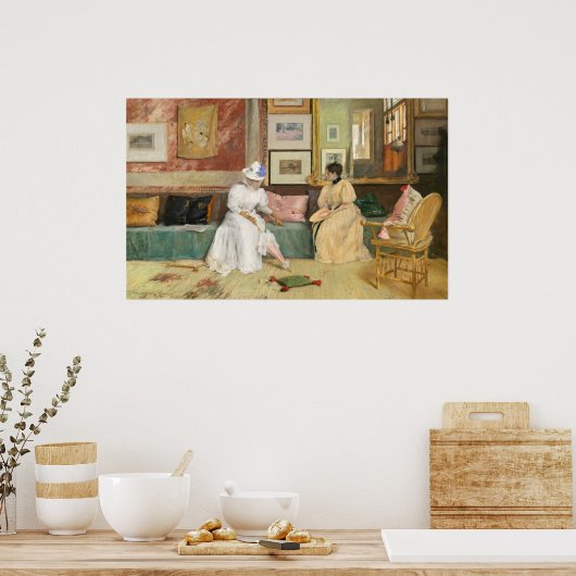 A Friendly Call - William Chase Fine Art Poster (Küche)