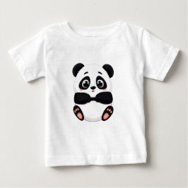 A Friendly Happy Panda Baby T-shirt