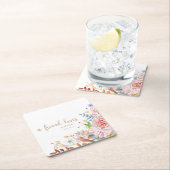 A Friends Lieben jederzeit Prov. 17:17 Rechteckiger Pappuntersetzer (Vor Ort)