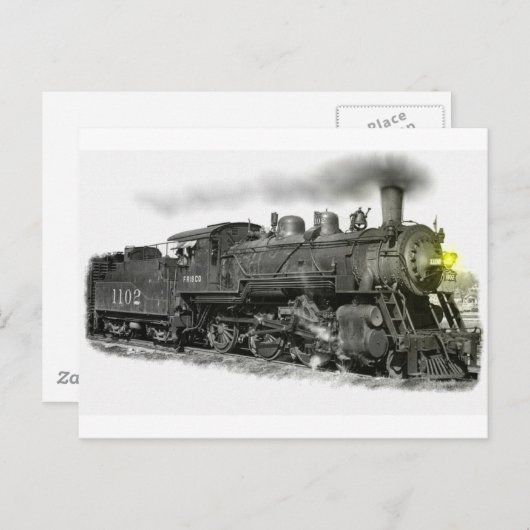 A Frisco Dampfzug Postkarte (Vorne/Hinten)