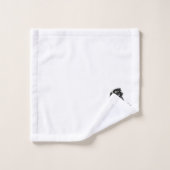 A Frisky Jumping Horse in the Wild Badhandtuch Set (Waschlappen)