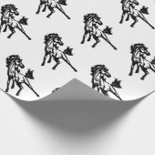 A Frisky Jumping Horse in the Wild Geschenkpapier (Ecke)