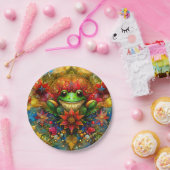 A FROG'S CHRISTMAS ~ Niedlich ~ Pappteller (Party)