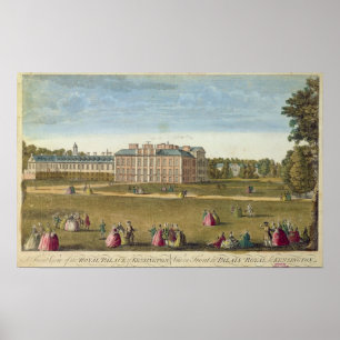 A Front View of the Royal Palace of Kensington Poster
