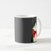 A Frumpy Holiday Cat Fun Design  Kaffeetasse (VorderseiteRechts)