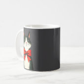 A Frumpy Holiday Cat Fun Design  Kaffeetasse (Vorderseite Links)