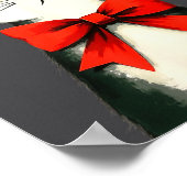 A Frumpy Holiday Cat Fun Design  Poster (Ecke)