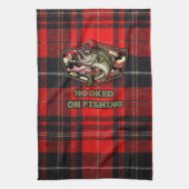 A fun and bold illustration of a cool bass geschirrtuch (Vertikal)