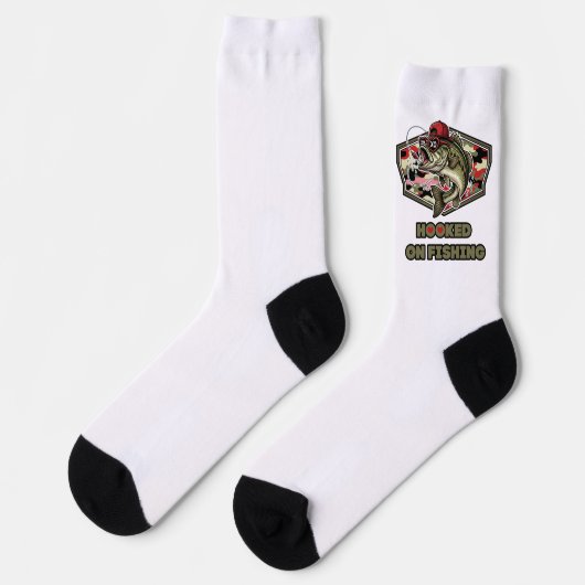 A fun and bold illustration of a cool bass socken (Linkes Detail)