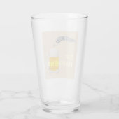A fun and quirky “Sip Happens” pint glass Glas (Rückseite)