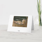 A funny german saying about needing money karte (Rückseite)