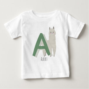 A für Alpaca Baby T-shirt