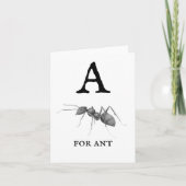 ‚A‘ für Ant (Vorderseite)