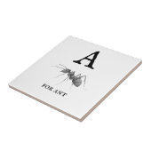 ‚A‘ für Ant Fliese (Seite)