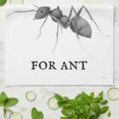 ‚A‘ für Ant Geschirrtuch (Gefaltet)