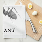 ‚A‘ für Ant Geschirrtuch (Viertel Falte)