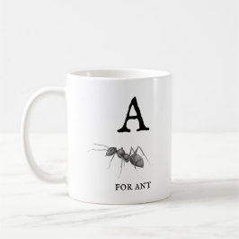‚A‘ für Ant  Kaffeetasse
