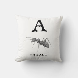 ‚A‘ für Ant Kissen