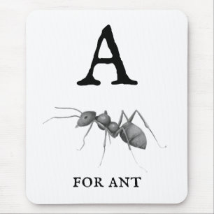 ‚A‘ für Ant Mousepad
