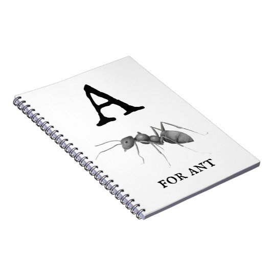 ‚A‘ für Ant Notizblock (Rechte Seite)