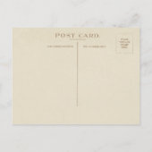 A Für Apfelkuchen Vintag wiederhergestellt Postkarte (Rückseite)