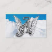 A für Engels-Alphabet-Buchstabe-Initiale Visitenkarte (Vorderseite)