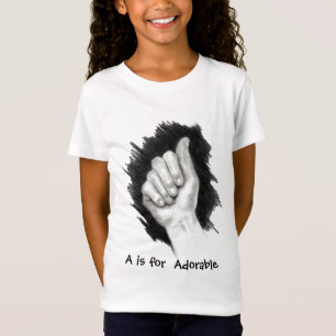 A FÜR ENTZÜCKENDES, ASL FINGERSPELL T-Shirt